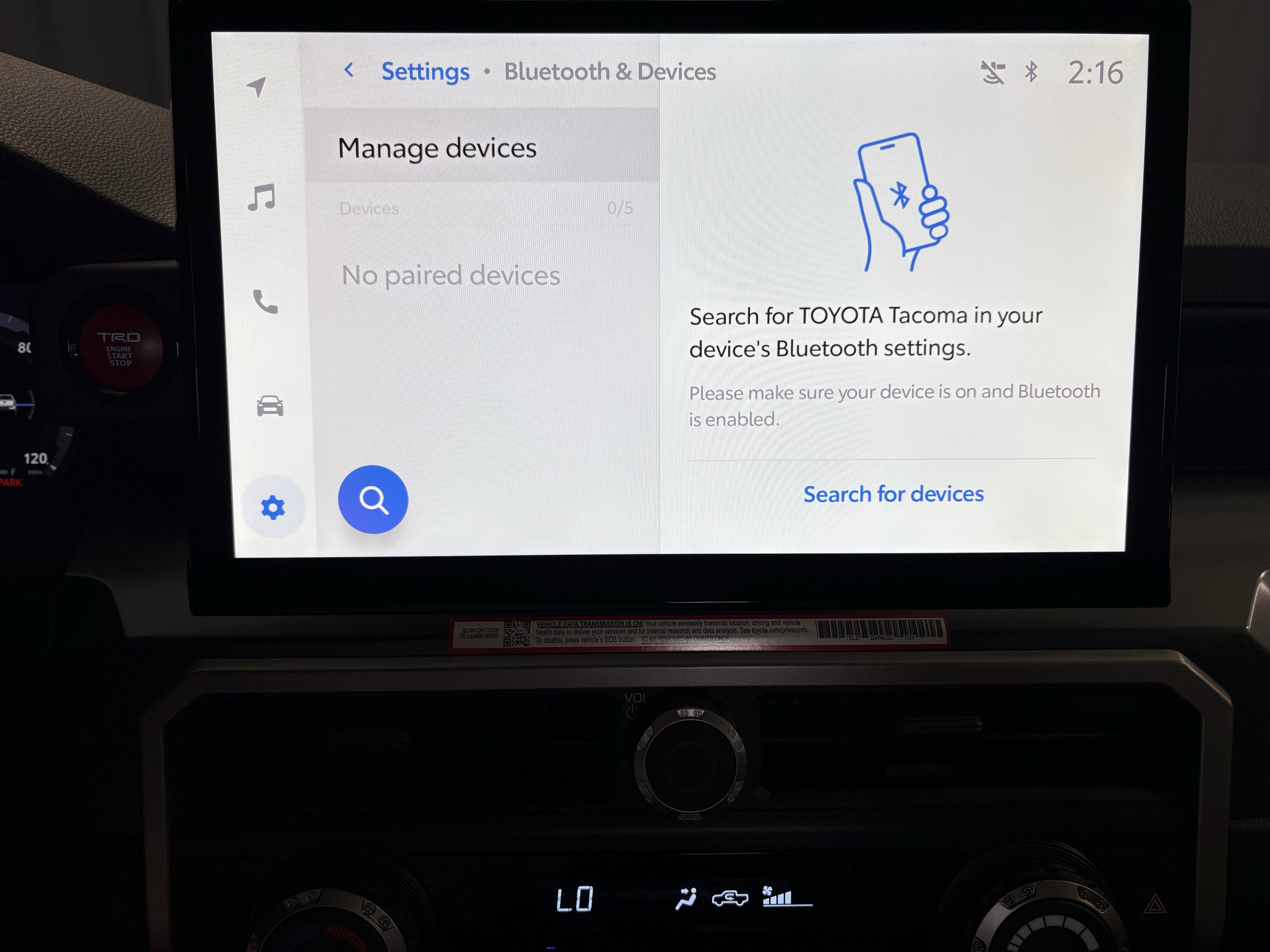 2026 Toyota Tacoma TRD Off Road 4WD