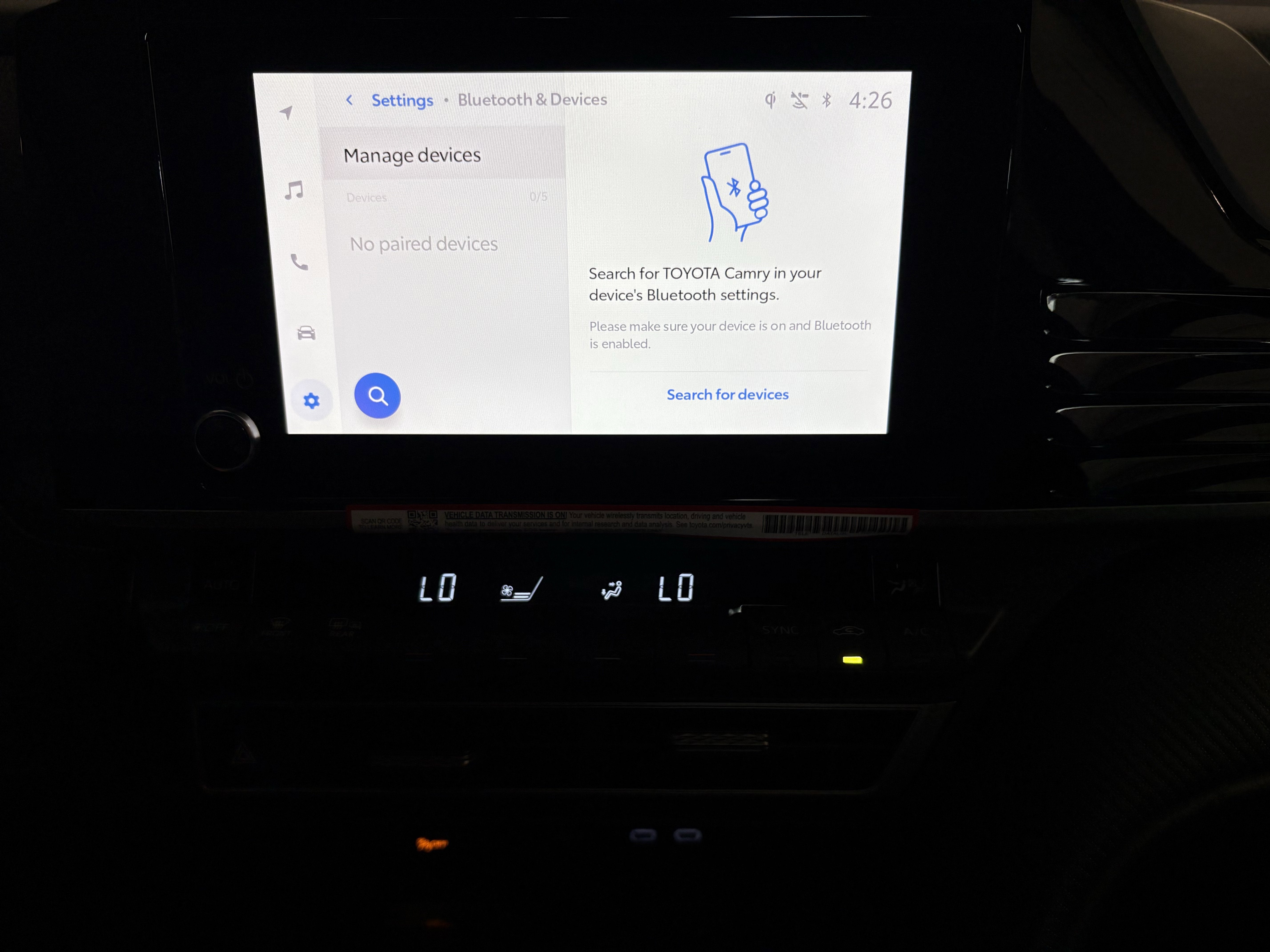 2026 Toyota Camry Nightshade FWD