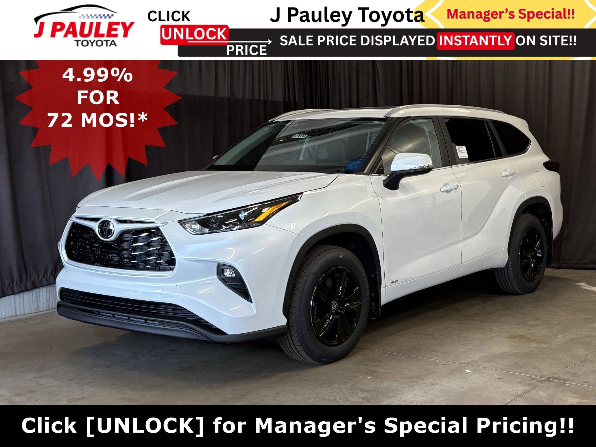 2026 Toyota Highlander Hybrid XLE AWD