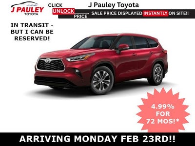 2026 Toyota Highlander XLE AWD