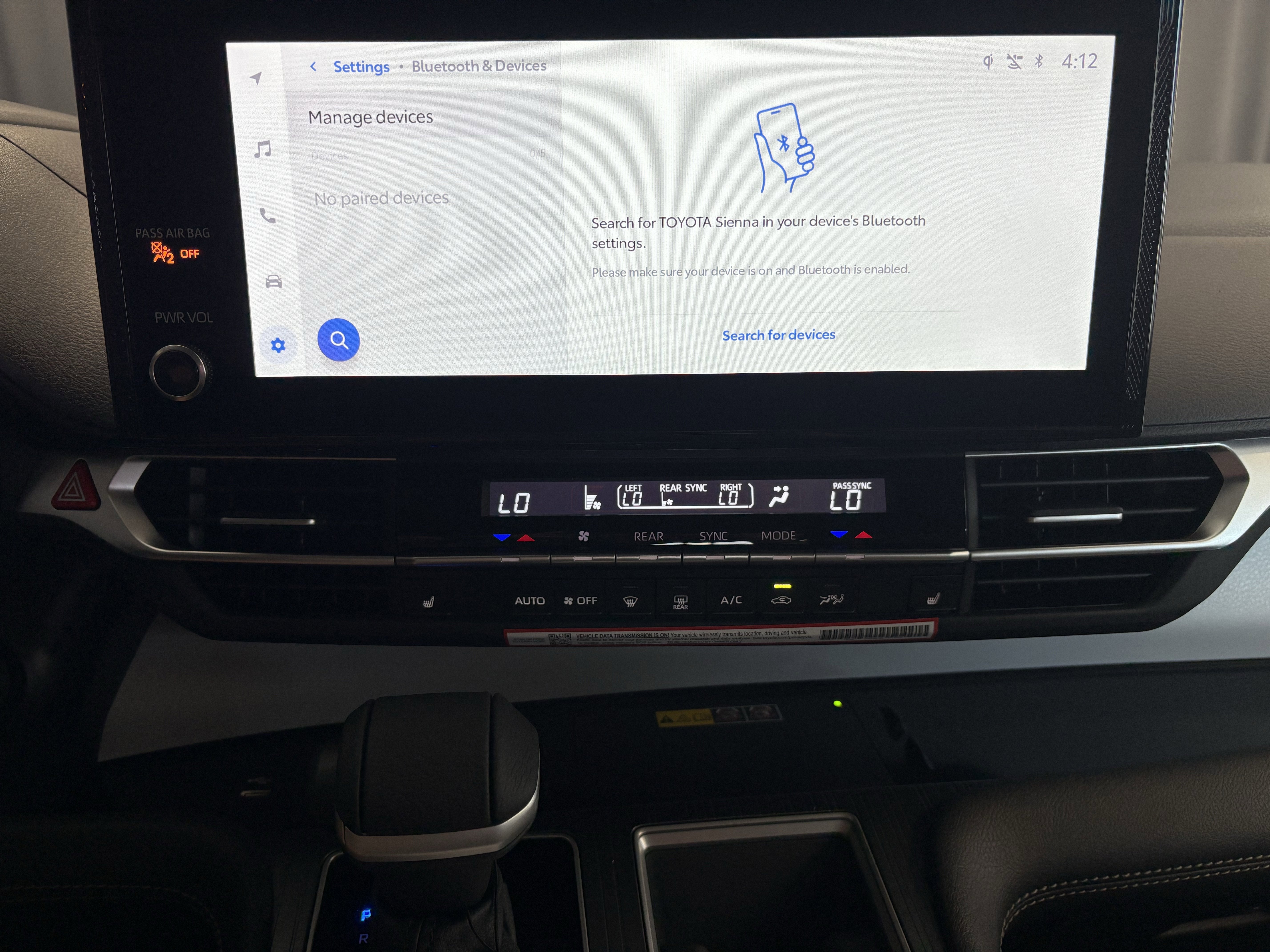 2026 Toyota Sienna XLE FWD