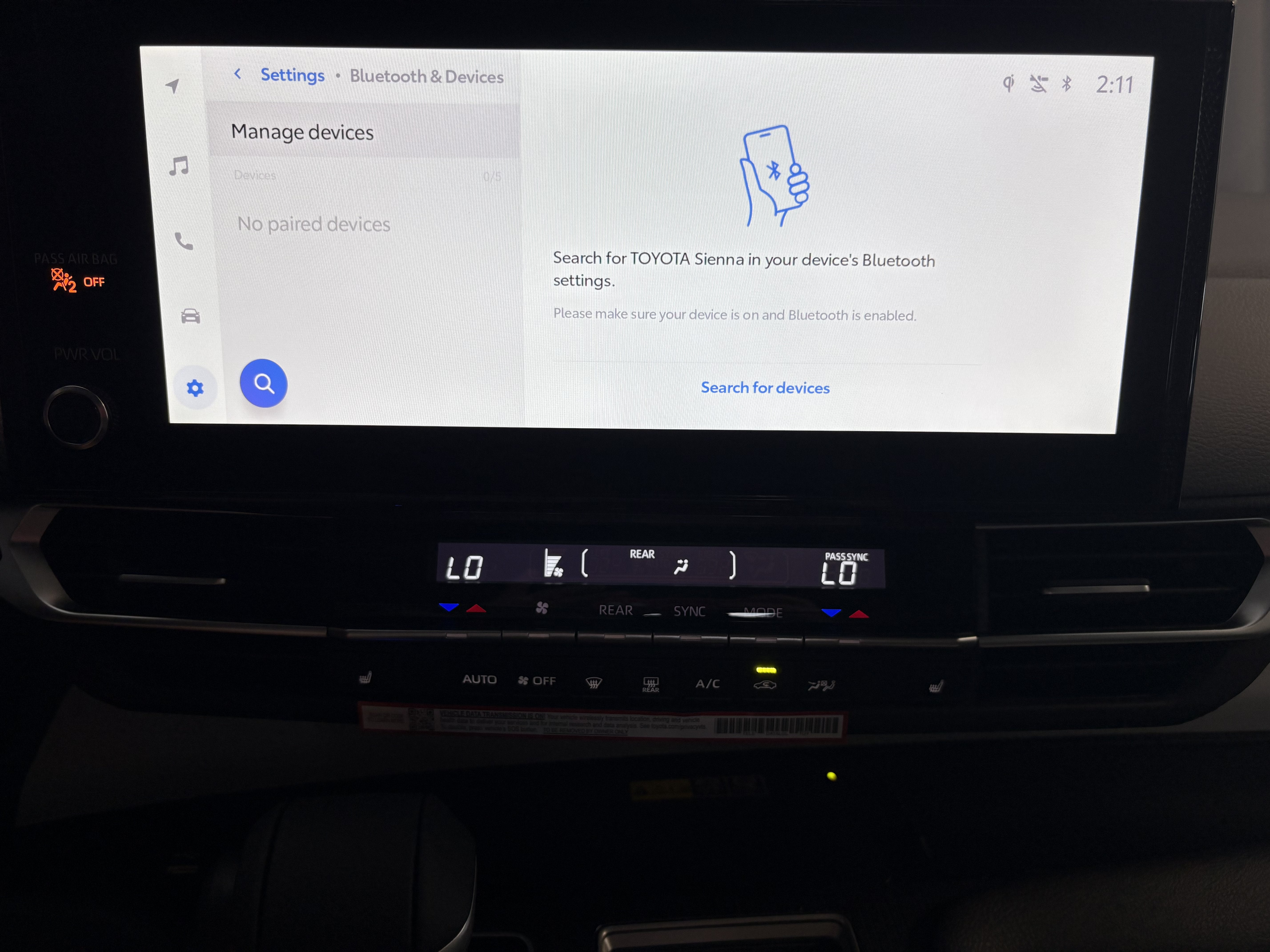 2026 Toyota Sienna XLE FWD