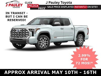 2026 Toyota Tundra 1794 Edition Hybrid 4WD