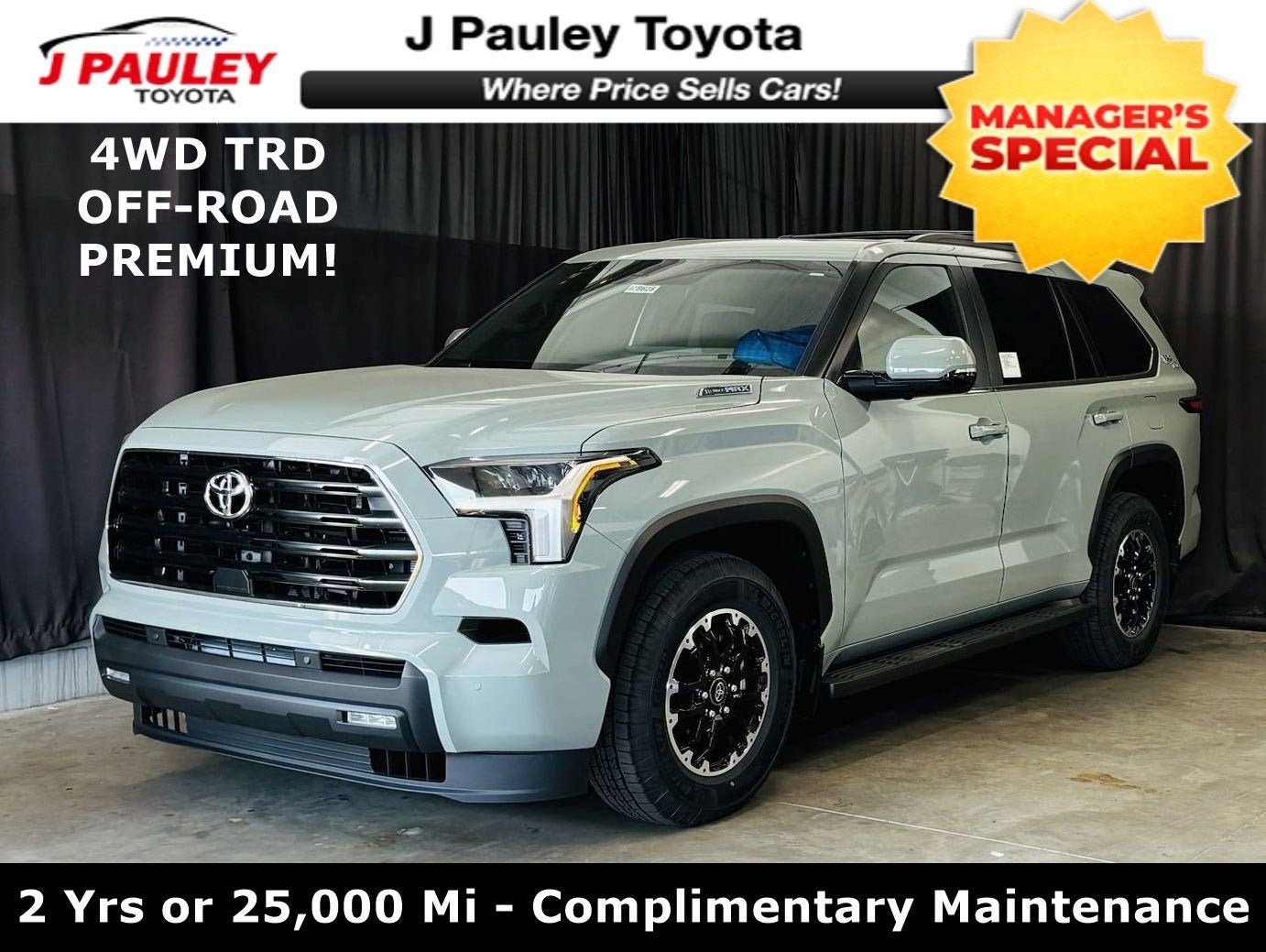 2025 Toyota Sequoia SR5 - TRD Off Road Premium | J. Pauley Toyota ...