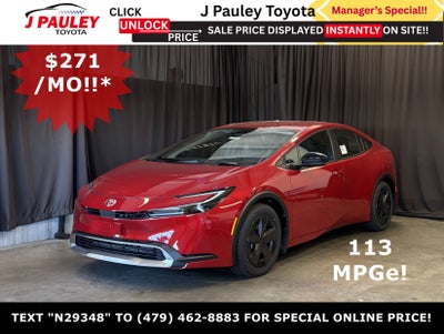 2026 Toyota Prius Plug-In Hybrid SE FWD