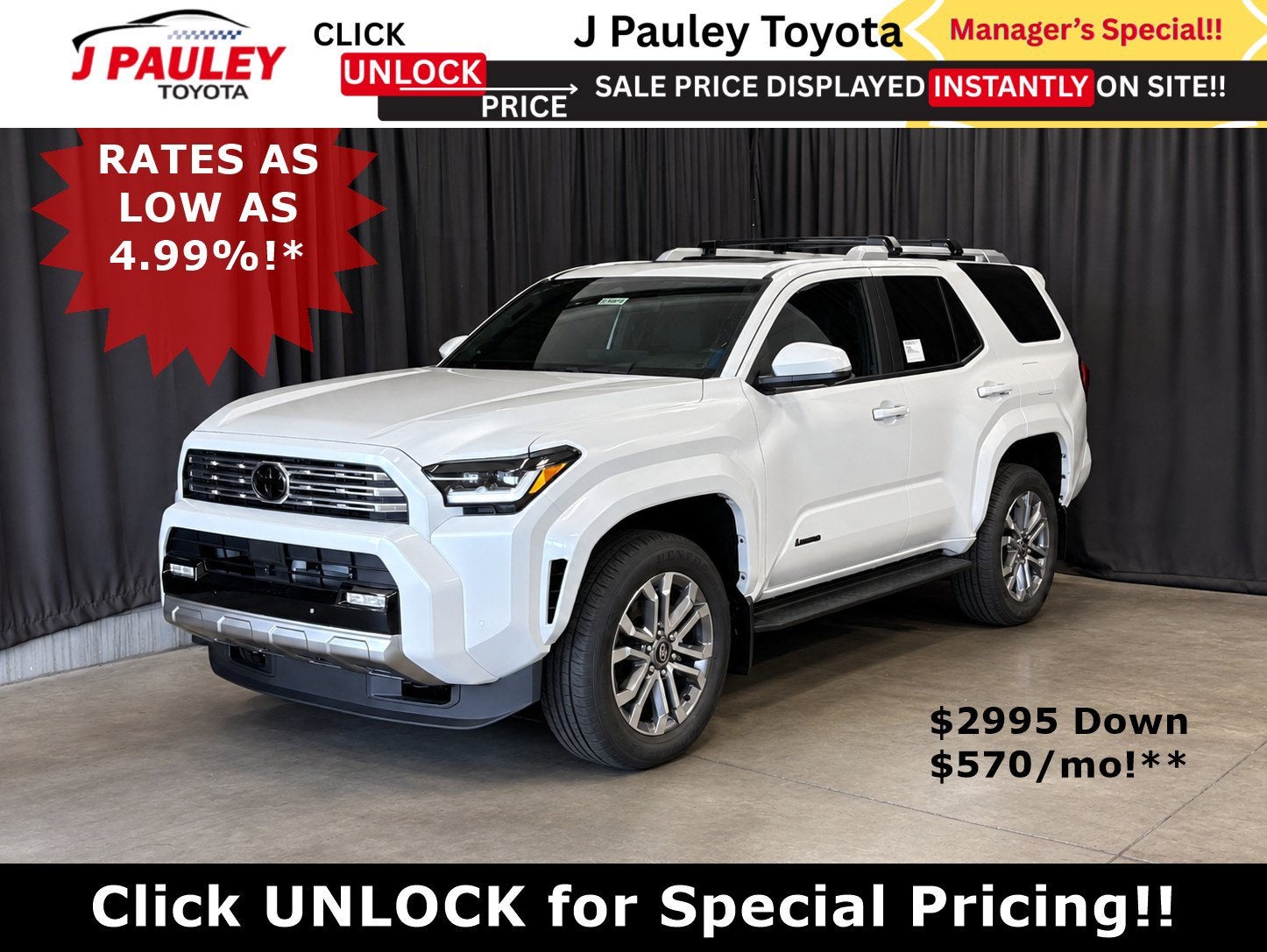 2026 Toyota 4Runner Limited 4WD