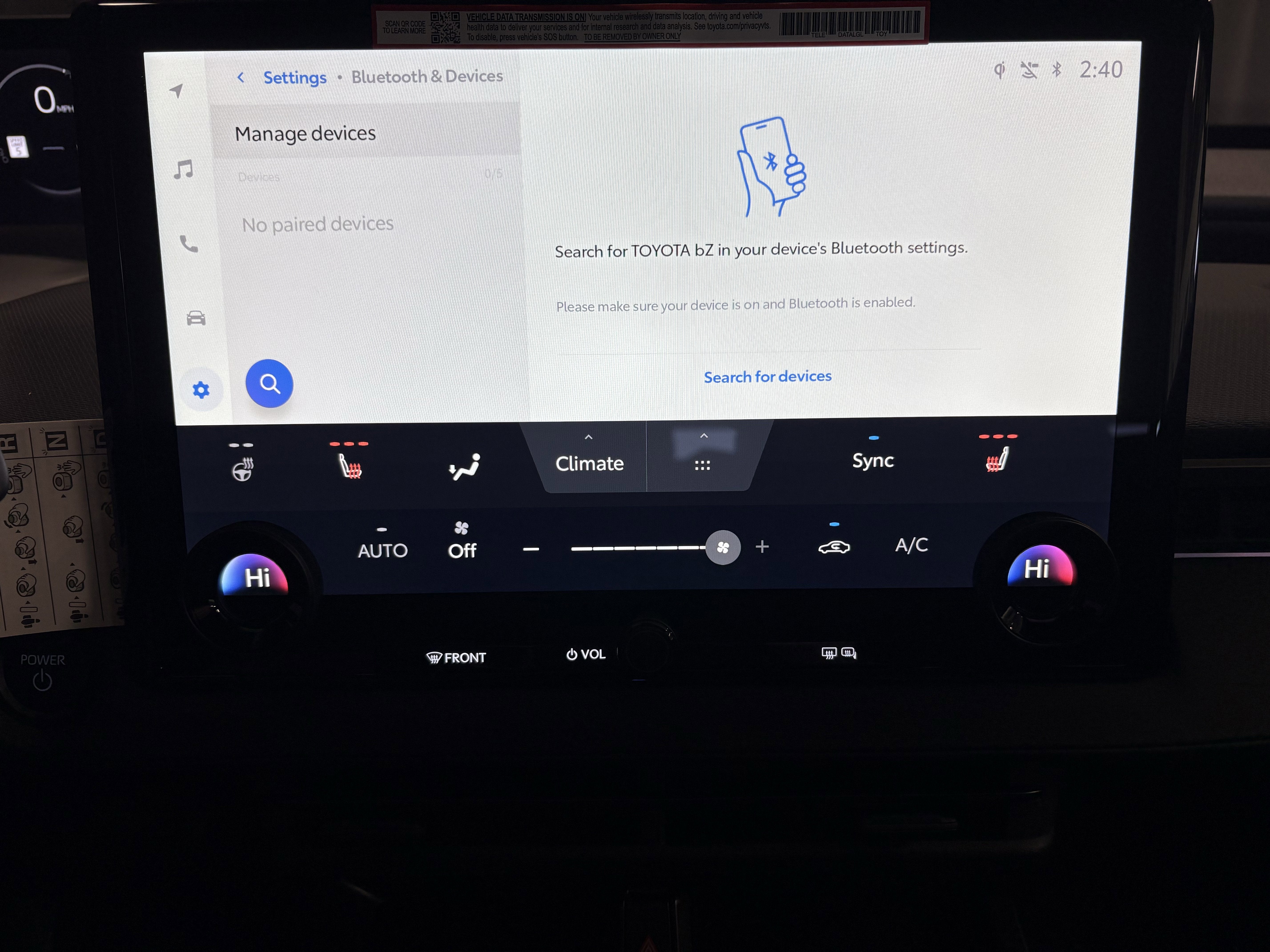 2026 Toyota bZ XLE Plus FWD