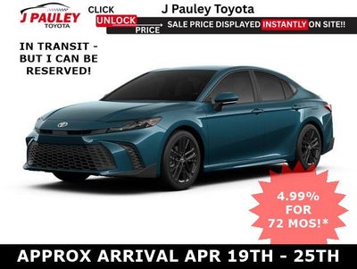 2026 Toyota Camry SE FWD