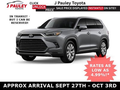 2026 Toyota Grand Highlander Hybrid Limited AWD