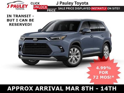 2026 Toyota Grand Highlander Hybrid Limited AWD