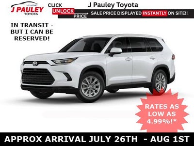 2026 Toyota Grand Highlander Hybrid Hybrid XLE AWD