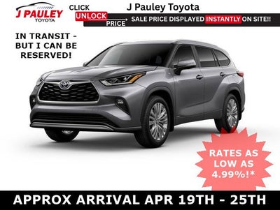 2026 Toyota Highlander Hybrid Platinum AWD