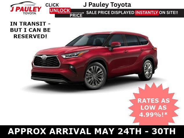 2026 Toyota Highlander Hybrid Platinum AWD