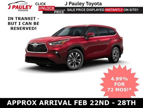 2026 Toyota Highlander XLE AWD