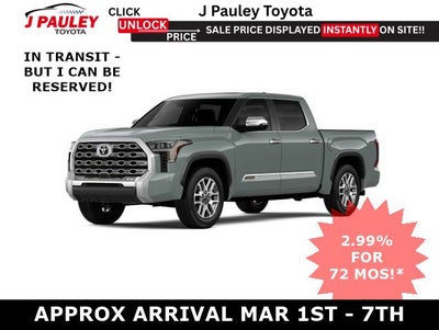 2026 Toyota Tundra 1794 Edition 4WD