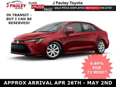 2026 Toyota Corolla LE FWD