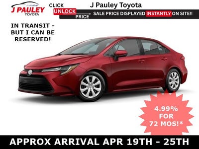 2026 Toyota Corolla LE FWD