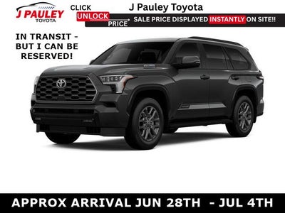 2026 Toyota Sequoia Platinum 4WD