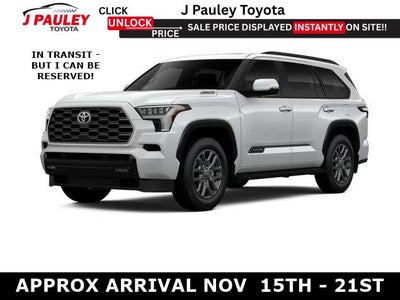 2026 Toyota Sequoia Platinum 4WD