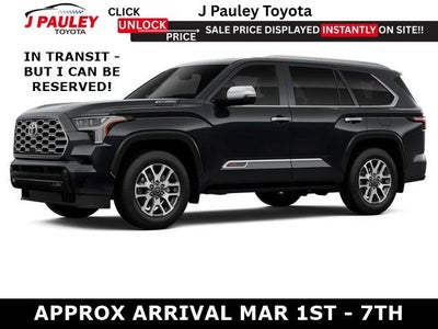 2026 Toyota Sequoia 1794 Edition 4WD