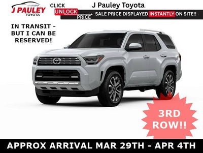 2026 Toyota 4Runner Limited 4WD