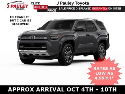 2026 Toyota 4Runner Limited 4WD