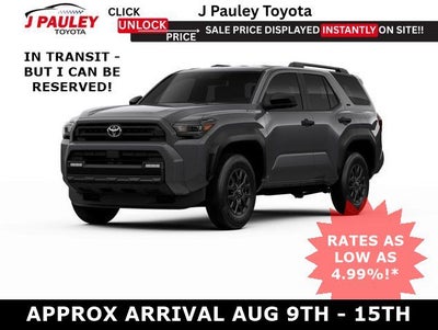 2026 Toyota 4Runner SR5 4WD