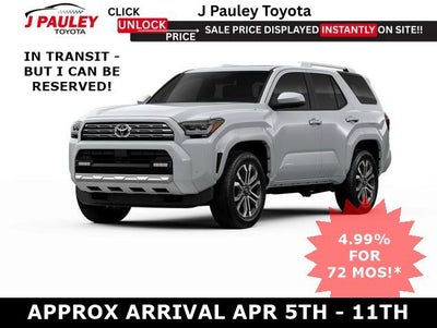 2026 Toyota 4Runner Limited 4WD