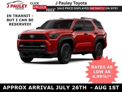 2026 Toyota 4Runner SR5 4WD