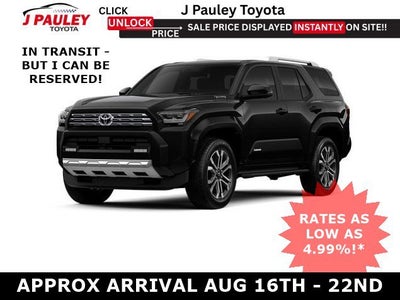 2026 Toyota 4Runner Platinum 4WD