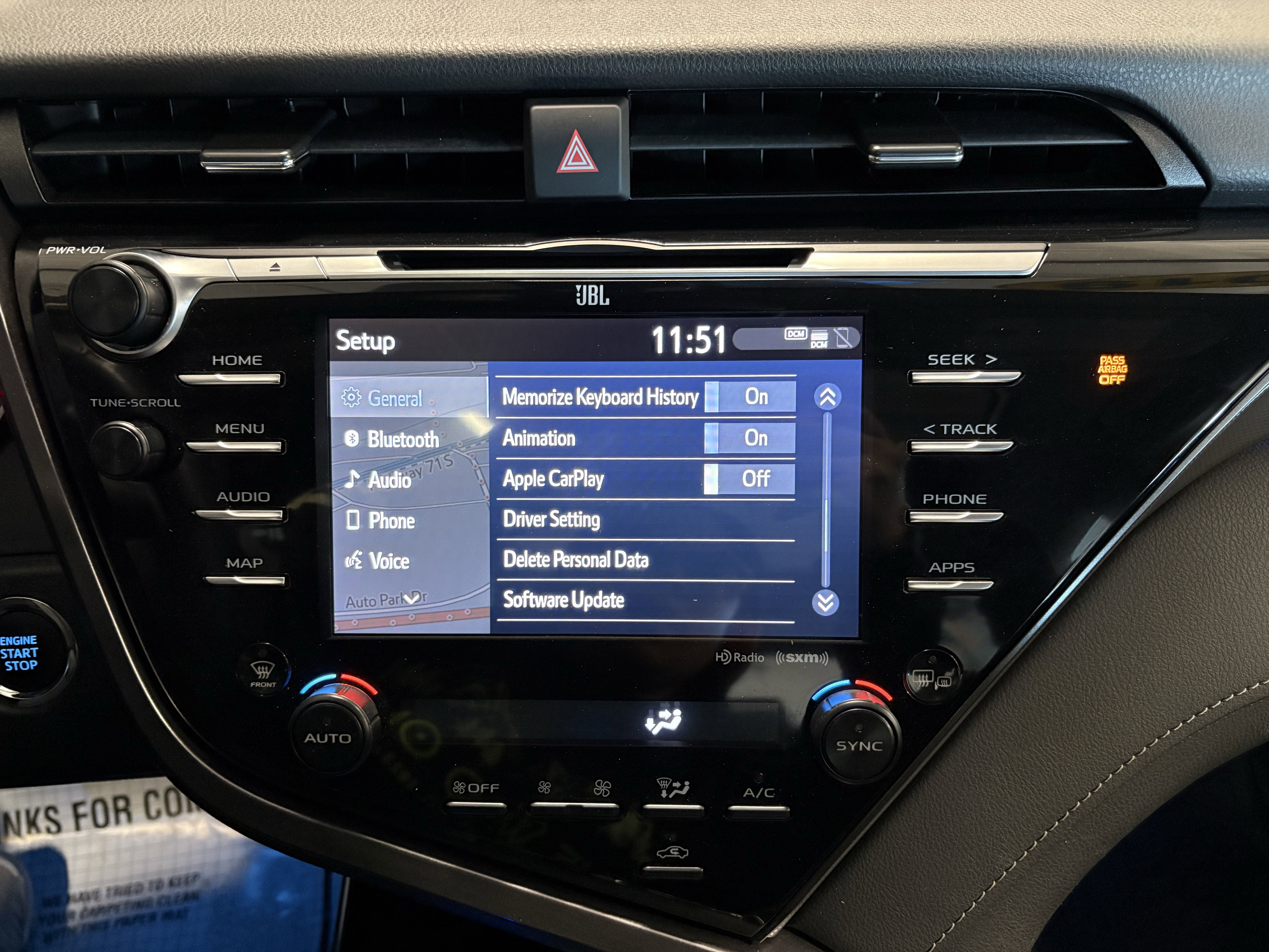 2019 Toyota Camry XSE FWD