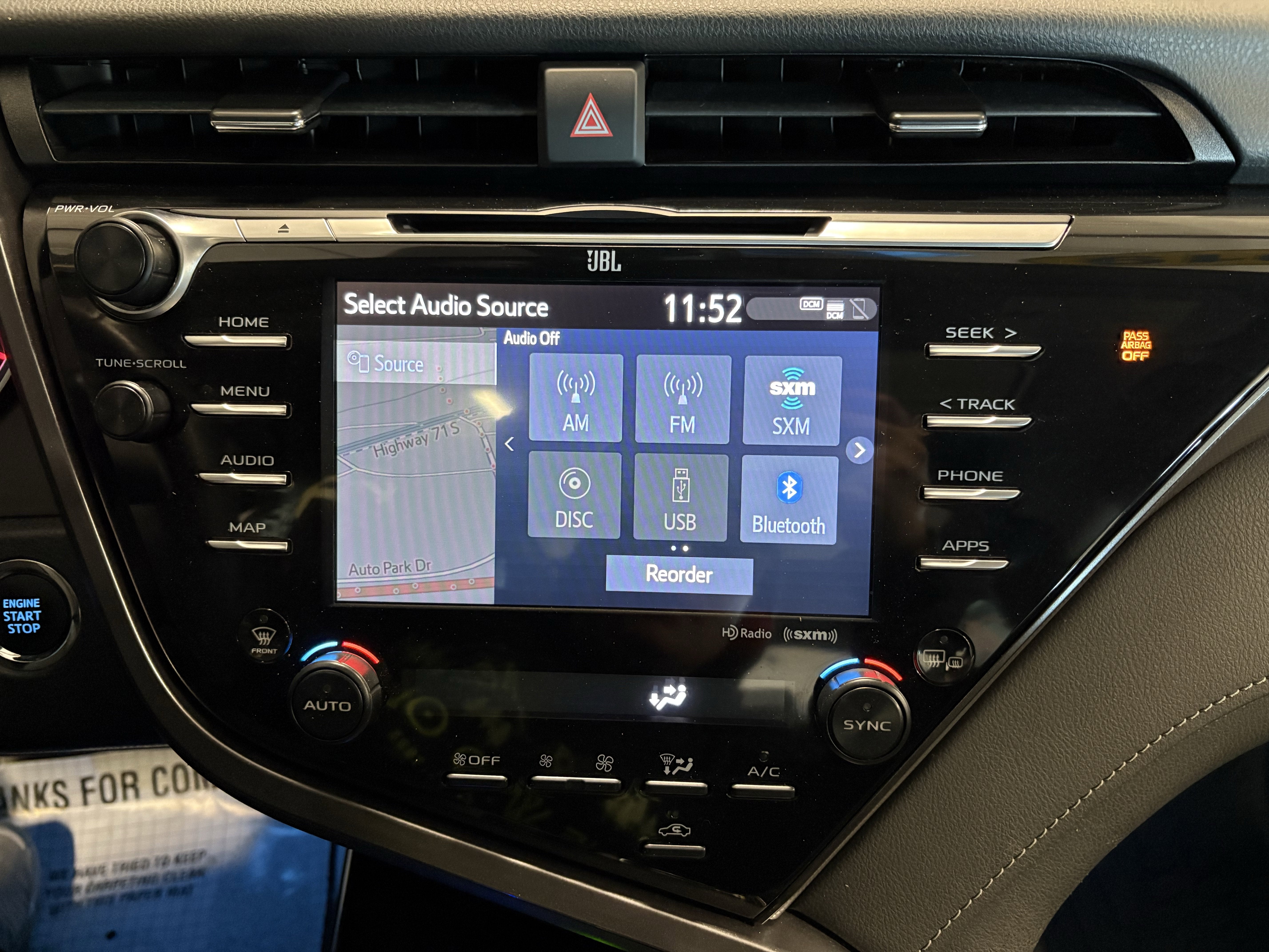 2019 Toyota Camry XSE FWD