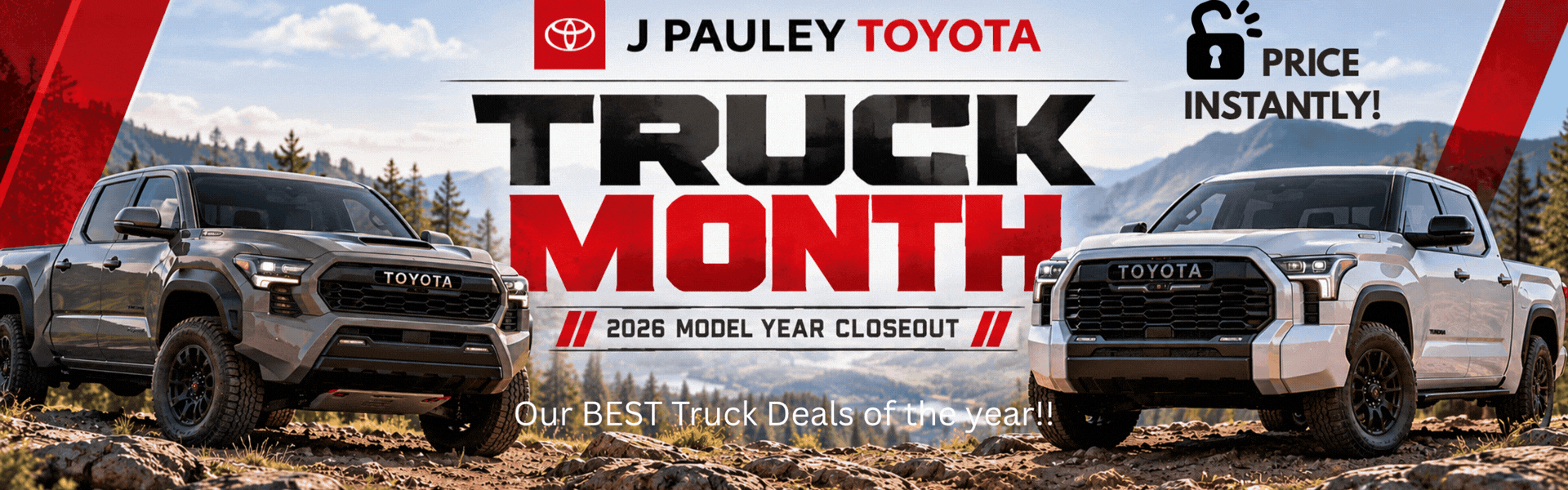 truck month banner